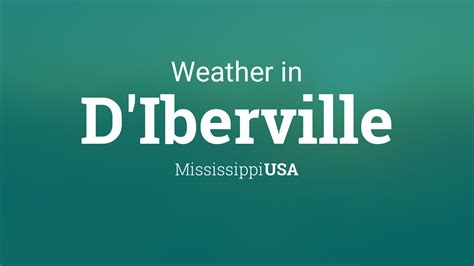 Weather diberville ms - Dec 9, 2023 · In anticipation of cold-weather conditions, the cold-weather shelter in D'Iberville will open today at 4:30 p.m. National 6 dead, nearly 2 dozen injured after severe storms tear through central ... 